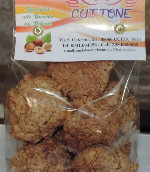 BISCOTTI BRUTTI MA BUONI ALLA NOCCIOLA ARTIGIANALI SICILIANI SICILIA 250 G