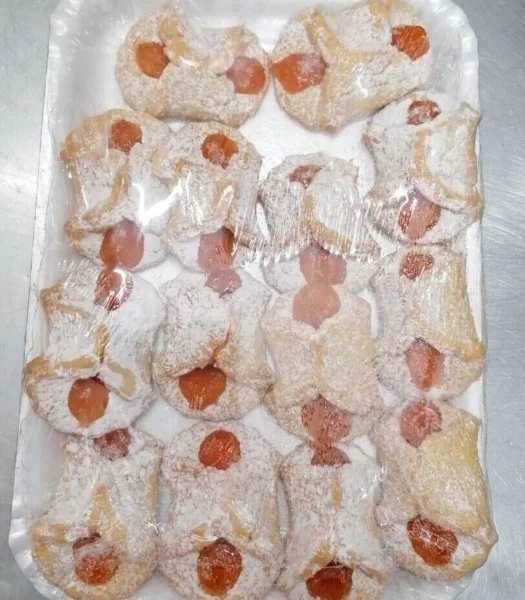 BISCOTTI fagottini di pasta frolla alla marmellata 300 g