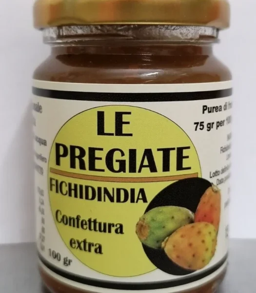 confettura extra di fichidindia prodotto artigianale di alta qualità 100 g