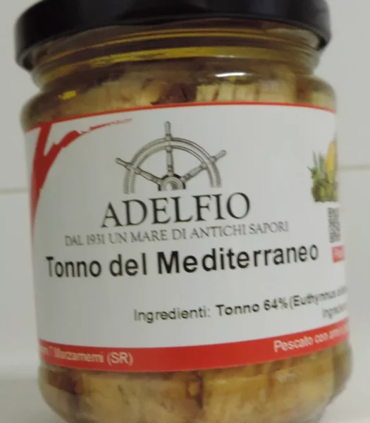 TONNO DEL MEDITERRANEO ALL' OLIO DI OLIVA  200 G