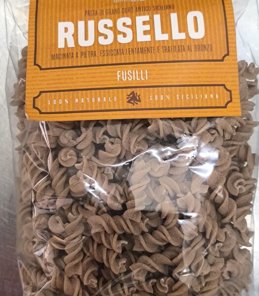 Pasta Fusilli trapanesi di grano antico Siciliano Russello 500 g