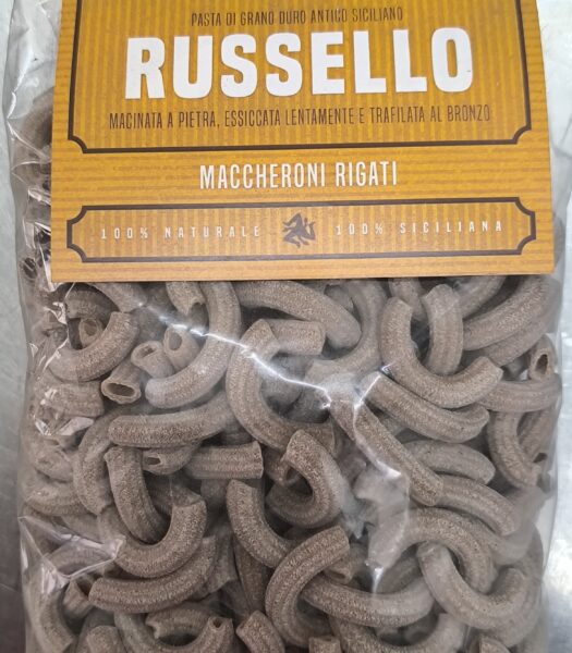 Pasta Maccheroni Rigati  di grano antico Siciliano Russello 500 g